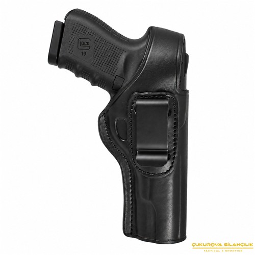 CS Maşalı Belt Glock 19 Tabanca Kılıfı Siyah