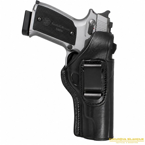 CS Maşalı Belt S&W 5906 Tabanca Kılıfı Siyah