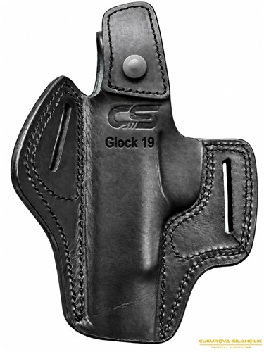 CS Desenli Kelebek Glock 19 Tabanca Kılıfı Siyah