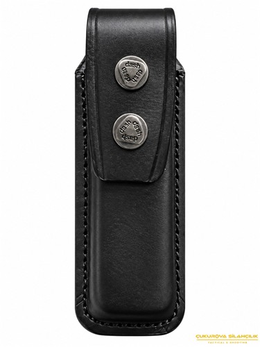 CS 9 Mm. Tekli Şarjör Kılıfı Maşalı Siyah