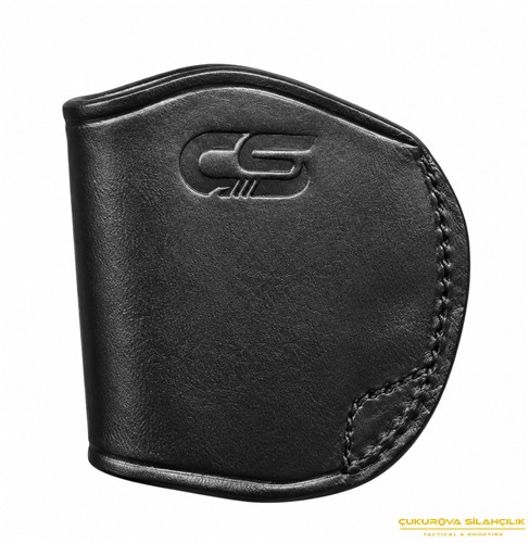 CS Bikini Oval Tabanca Kılıfı Maşalı Siyah