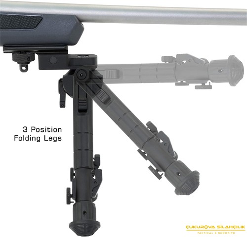UTG Recon 360 TL Bipod w/ 7"-9" Center Height - Picatinny Tüfek Destek Ayağı